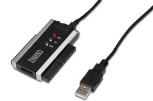 USB2.0 to IDE and SATA Adapter Cable USB A to 40pol IDE and SATA (DA-70200-1)